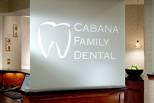 Cabana Family Dental sign