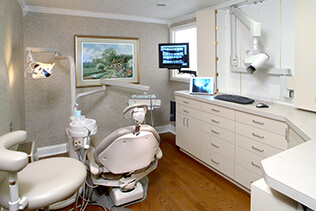 Clean state-of-the-art treatment room